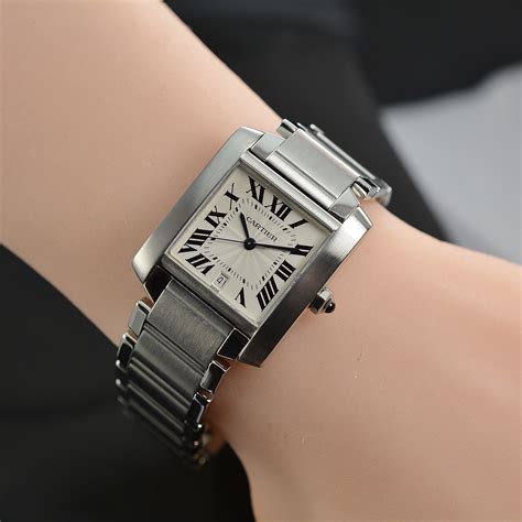 cartier tank watch dimensions|cartier tank watch ladies automatic.